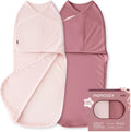 Momcozy Swaddle para Recém-Nascidos – Fecho Silencioso, Saco de Dormir 0-3 Meses, Kit com 2 Unidades