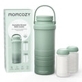 Momcozy Resfriador Portátil de Leite Materno 650ml – Resfriamento 360° por 24 Horas com 2 Mamadeiras