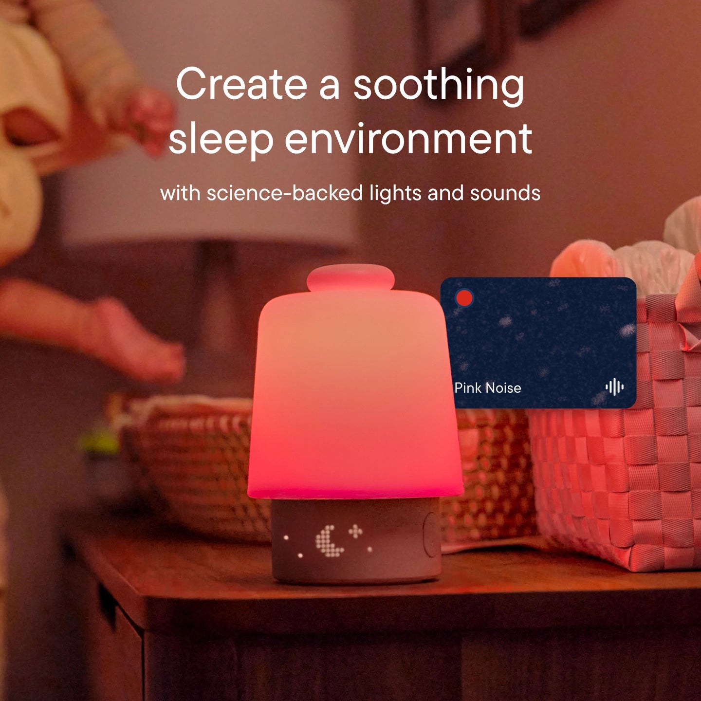 Hatch Sound Machine - Ruído branco, Luz Noturna e Assistência para o Sono do Bebê