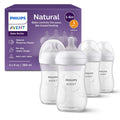 Kit com 4 Mamadeiras Philips Avent Natural Response (pétala) 260 ml