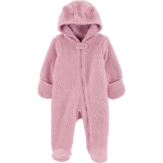 Macacão de Inverno Carter's Child of Mine com Capuz