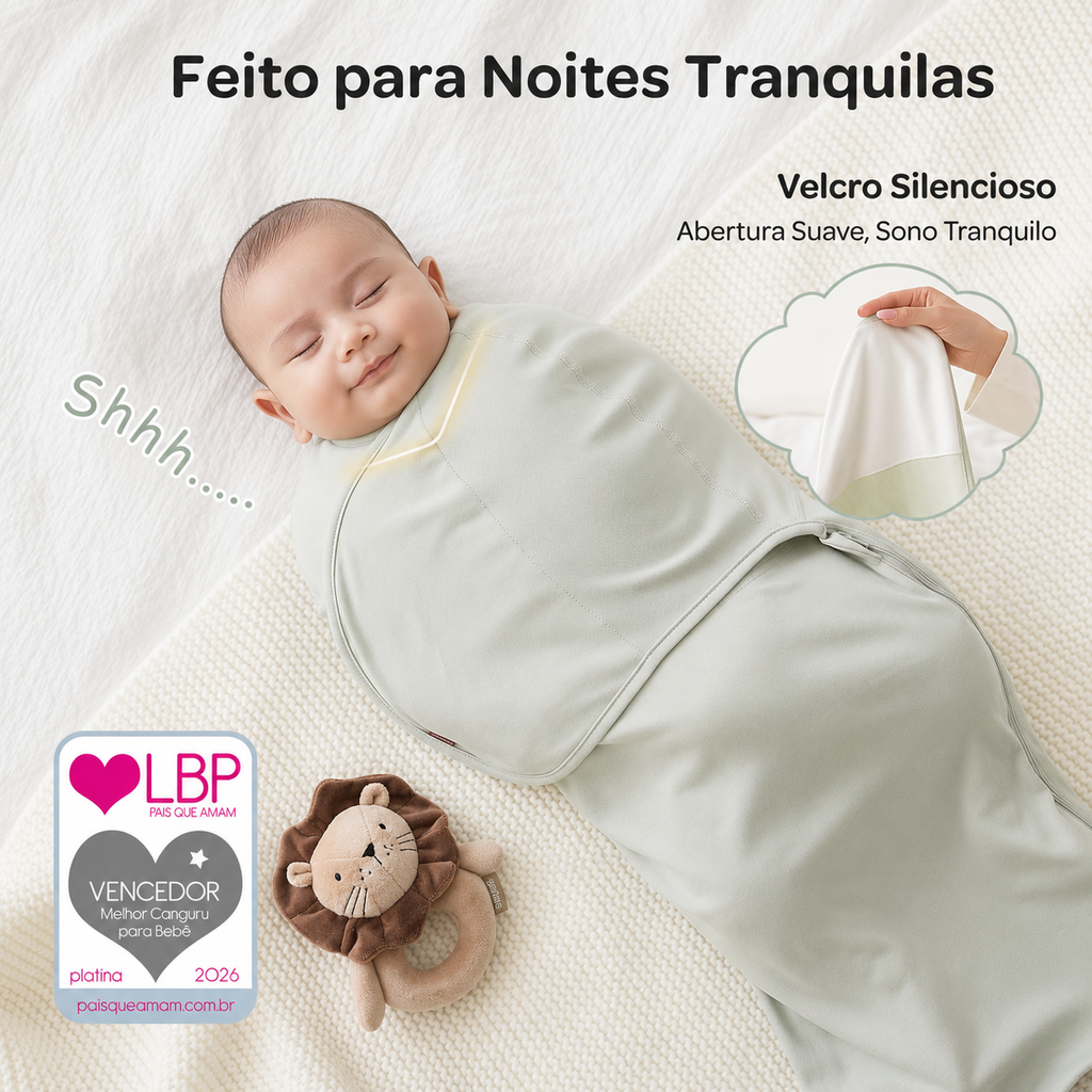 Momcozy Swaddle para Recém-Nascidos – Fecho Silencioso, Saco de Dormir 0-3 Meses, Kit com 2 Unidades