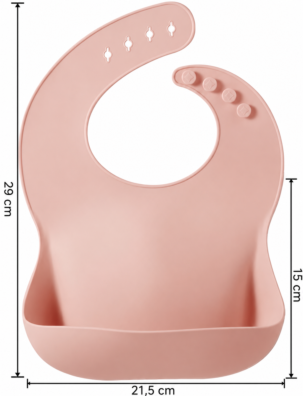 PandaEar Kit com 3 Babadores de Silícone Impermeável – Macio, Unissex, 10-72 Meses, com Bolso Coletor