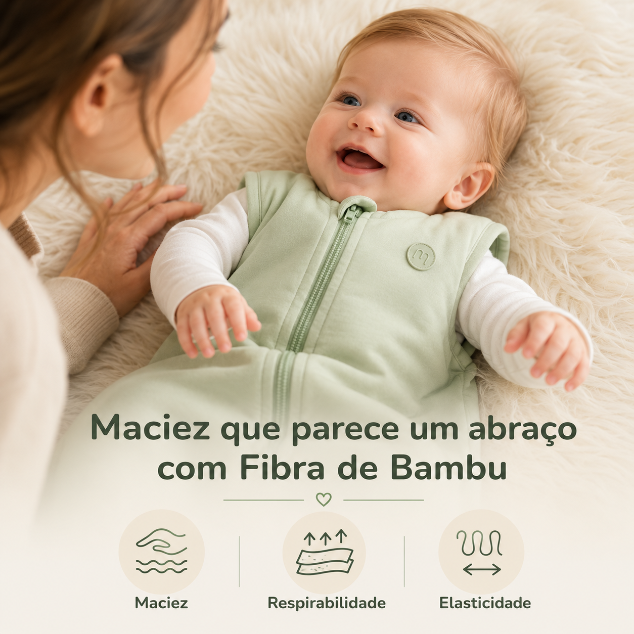 Saco de Dormir Momcozy 1.5 TOG – 12 a 24 meses