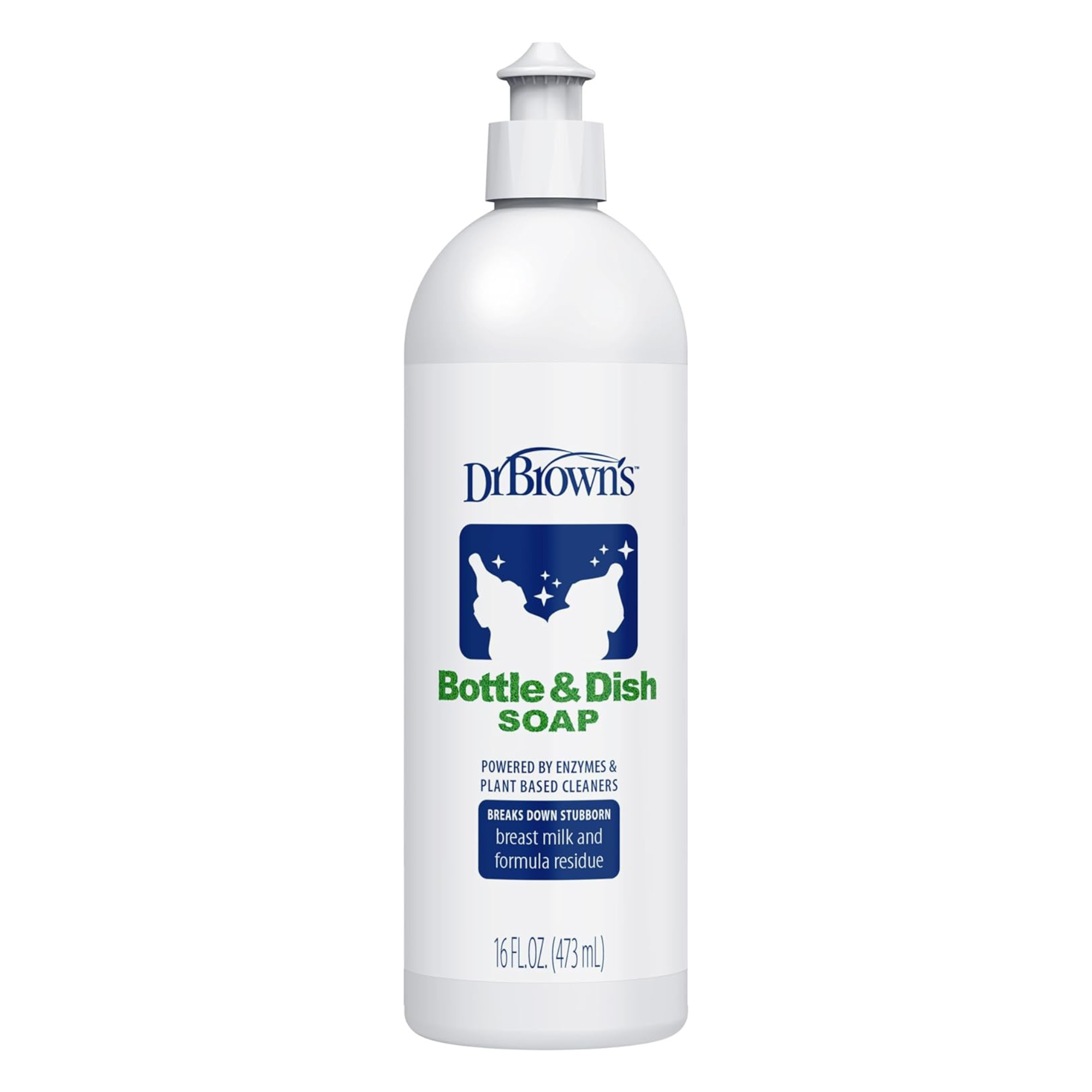 Dr. Brown's Sabão para Mamadeiras e Utensílios de Bebê – Derivado de Plantas, Sem Fragrância, 473ml